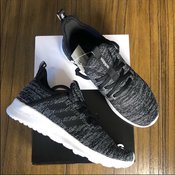 adidas Shoes - Adidas cloudfoam black sneakers tennis shoes